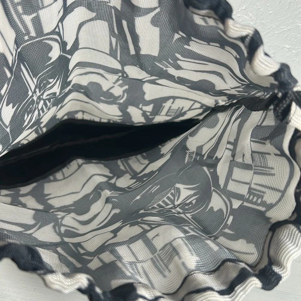 Star Wars Bag Stormtrooper Backpack Drawstring Book Bag Black & White